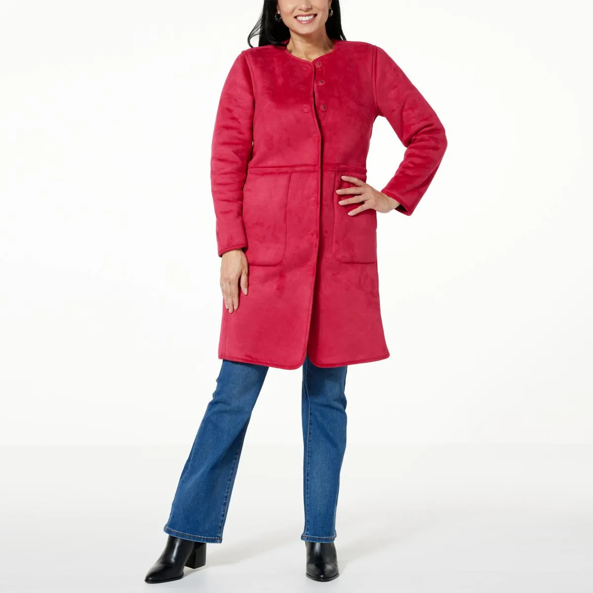      DG2 by Diane Gilman Reversible Car Coat     