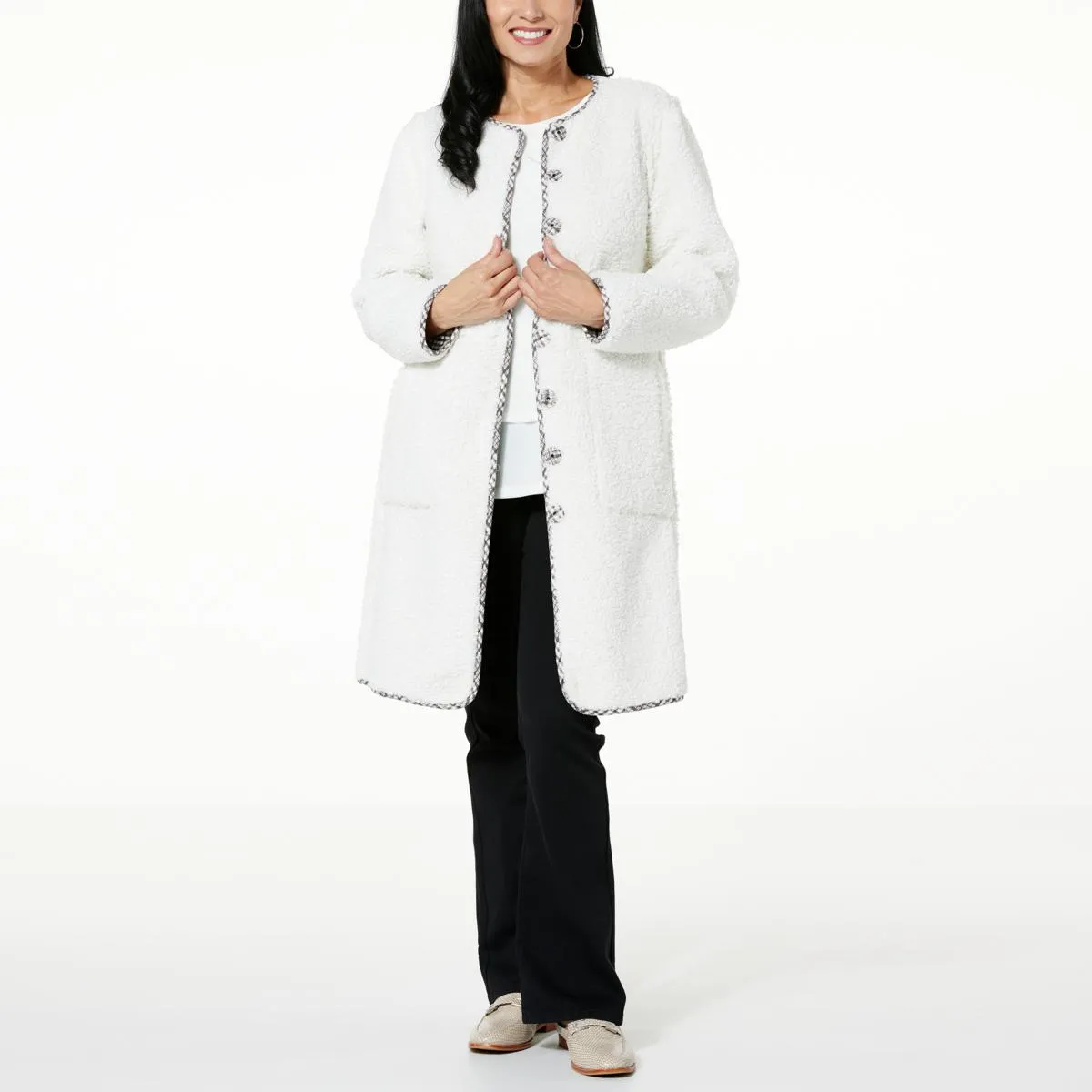      DG2 by Diane Gilman Reversible Car Coat     