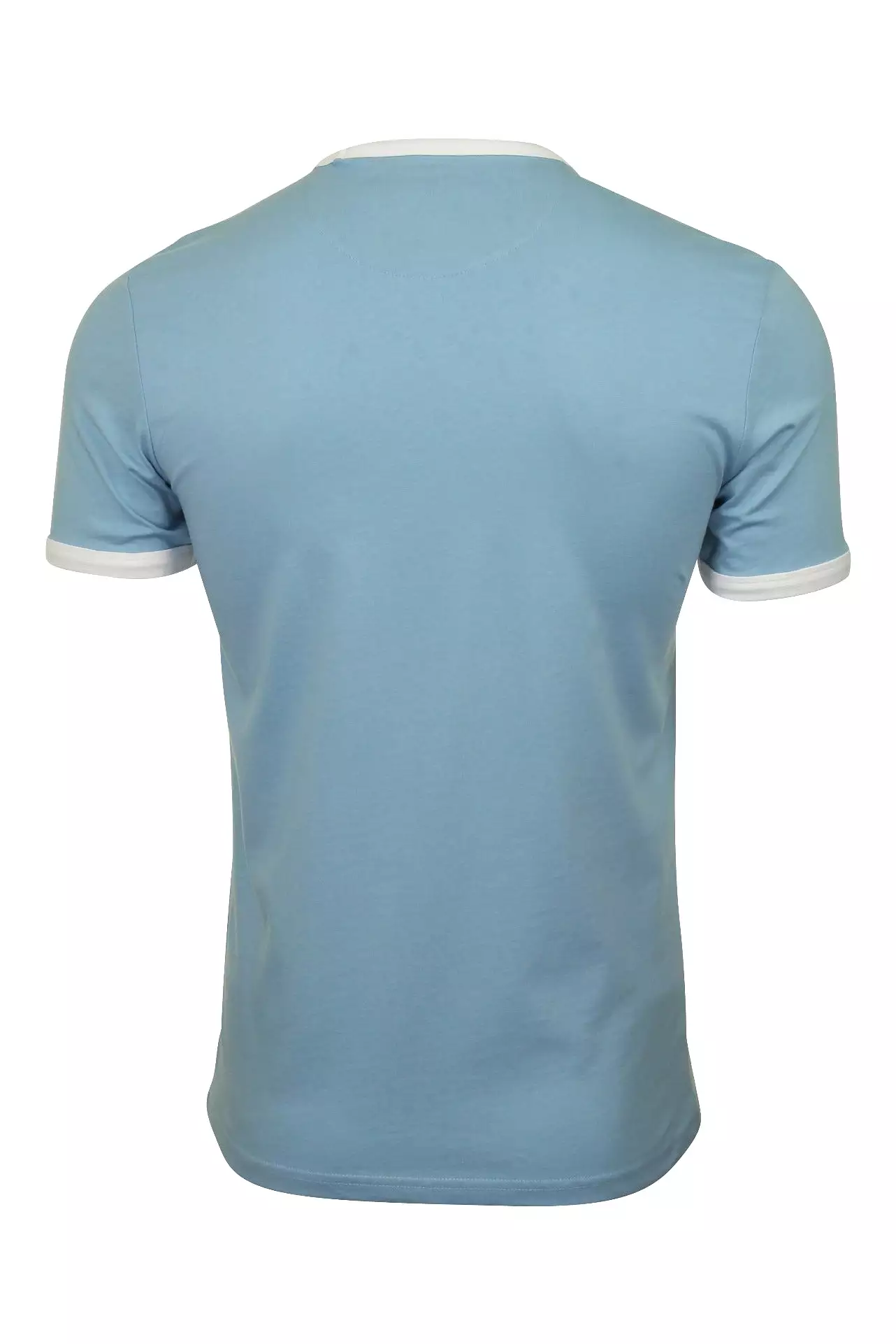 Farah Mens Crew Neck T-Shirt 'Groves Ringer Tee' - Short Sleeved