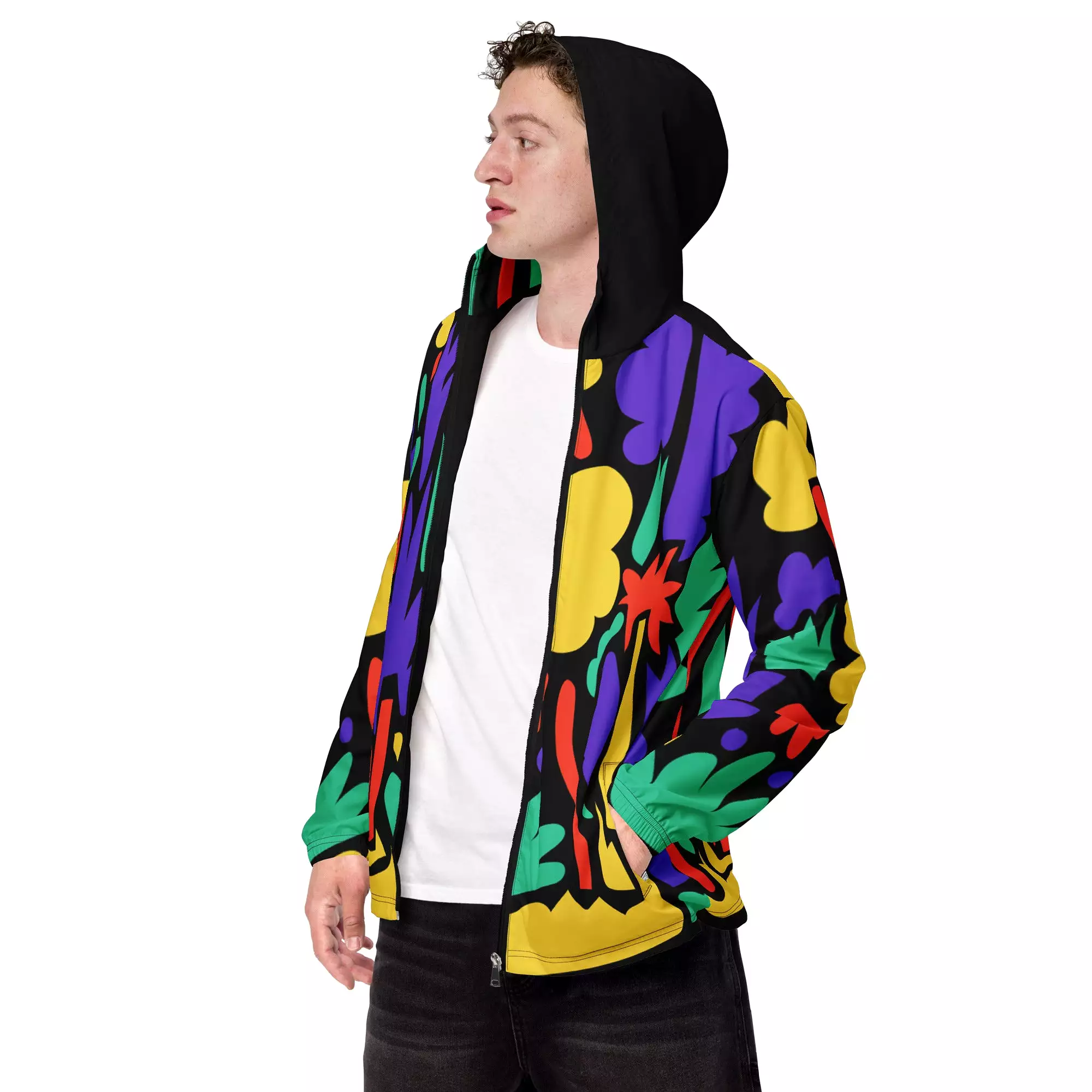 Floral Forest windbreaker