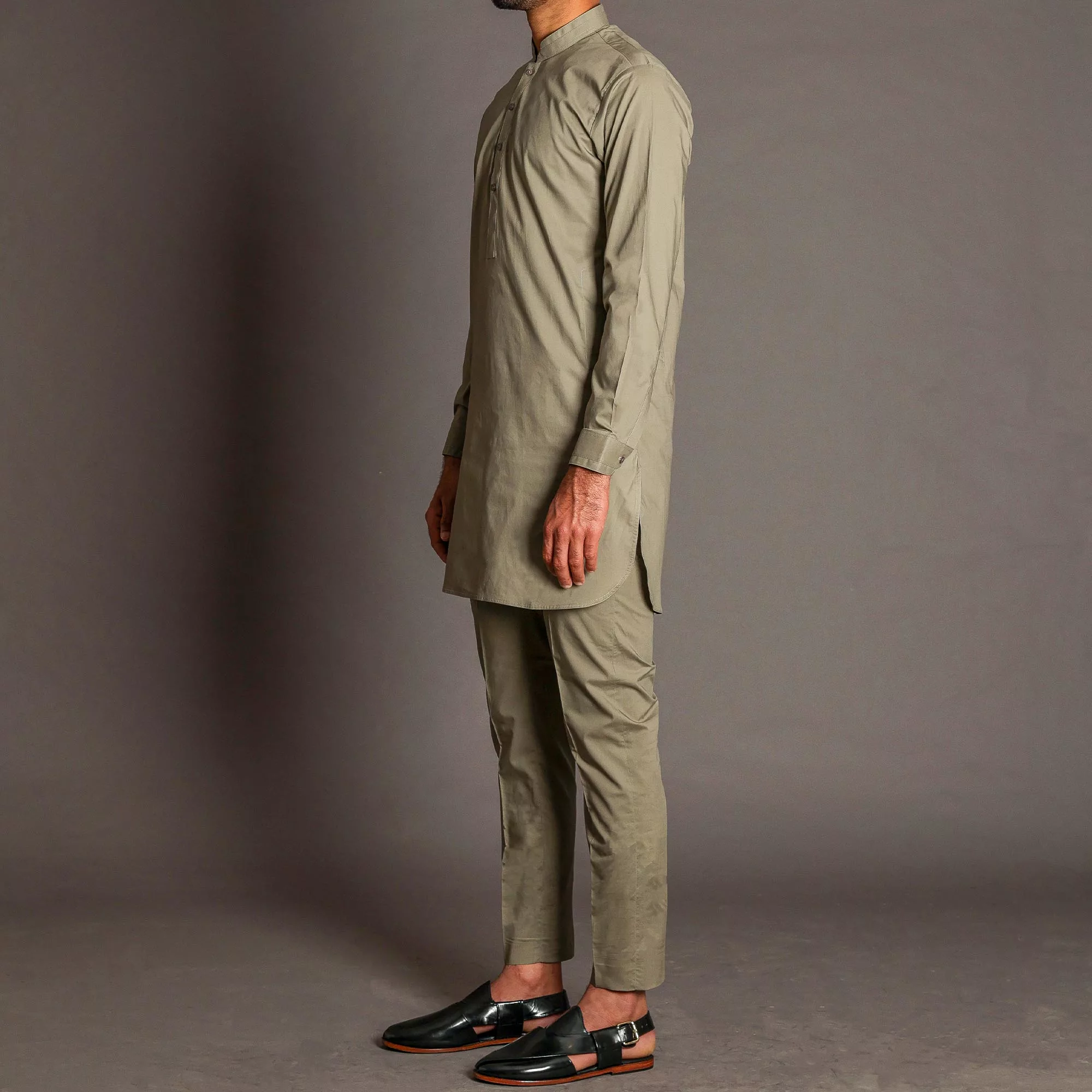 Green Short Kurta