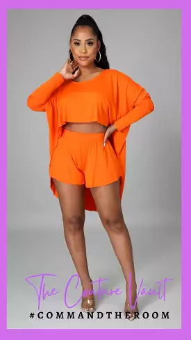 Hi Lo 2 Piece Short Set