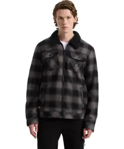 Hurley Men's Jimmy Flannel Trucker Jacket