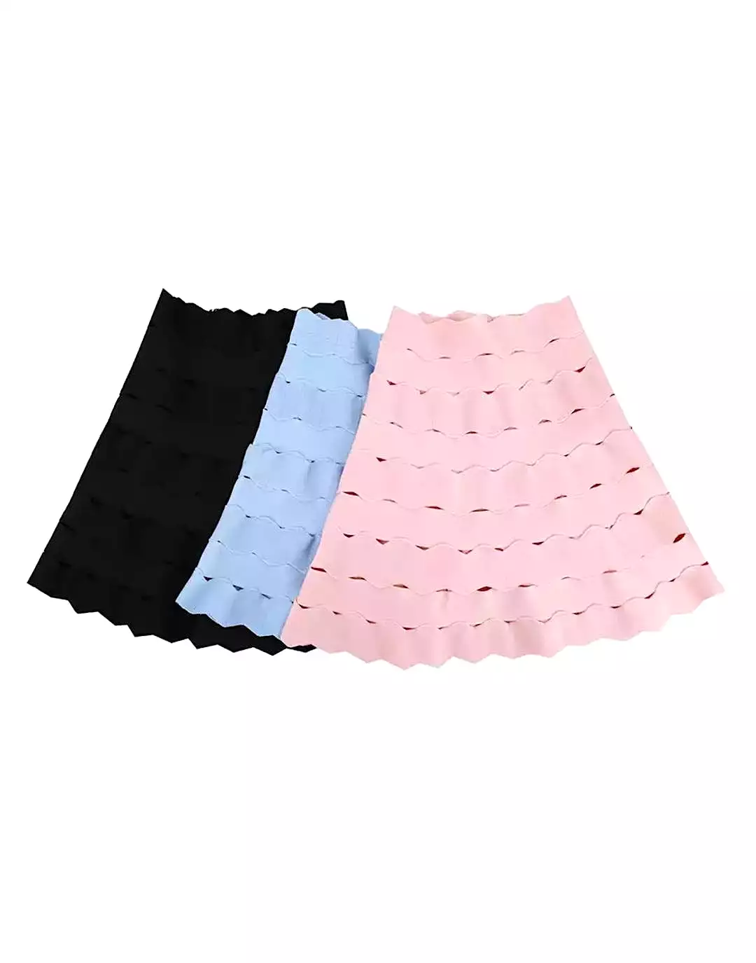 Jacquard Bandage Mini Skirt