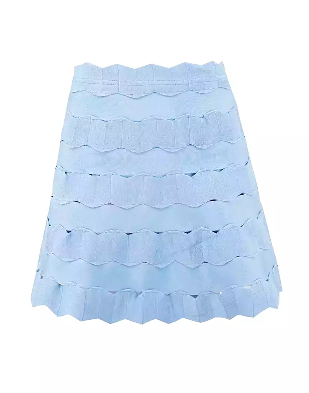 Jacquard Bandage Mini Skirt