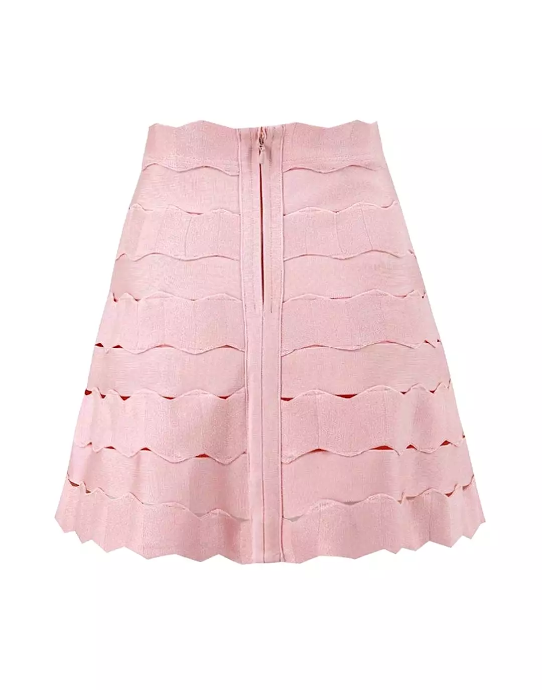 Jacquard Bandage Mini Skirt