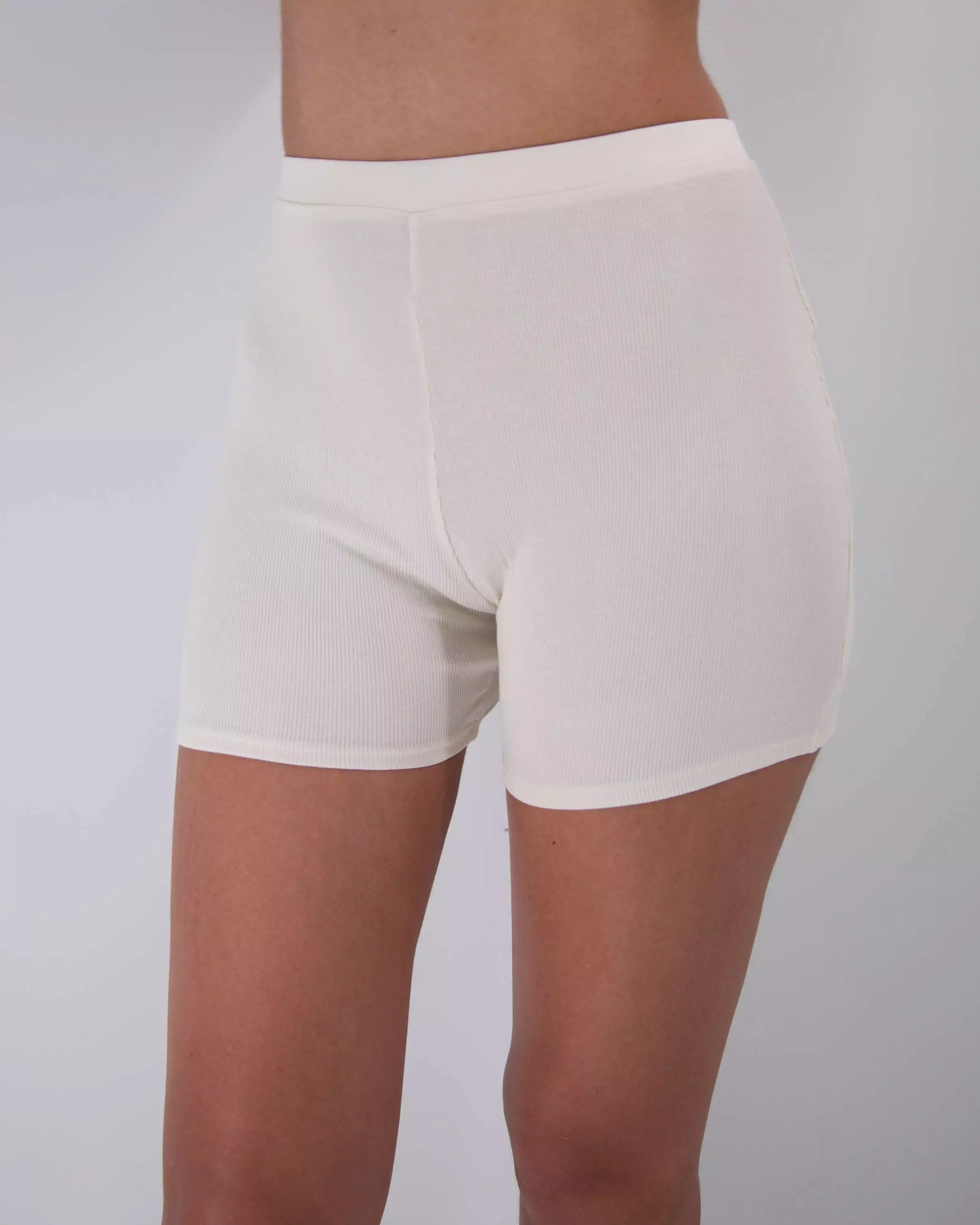 Jesse Ribbed Bike Shorts