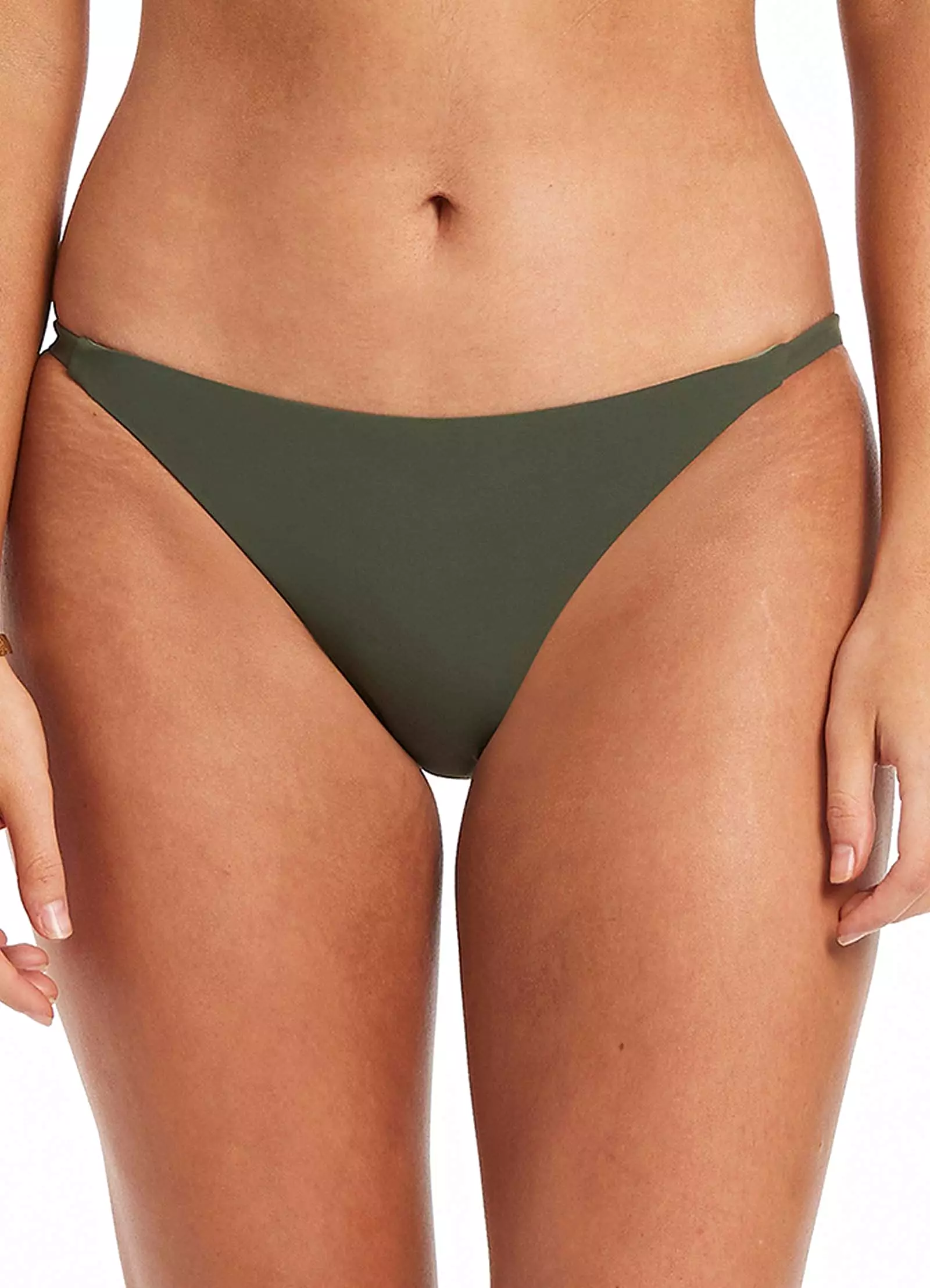 Jetset Skinny Side Hipster Bikini Bottom - Olive