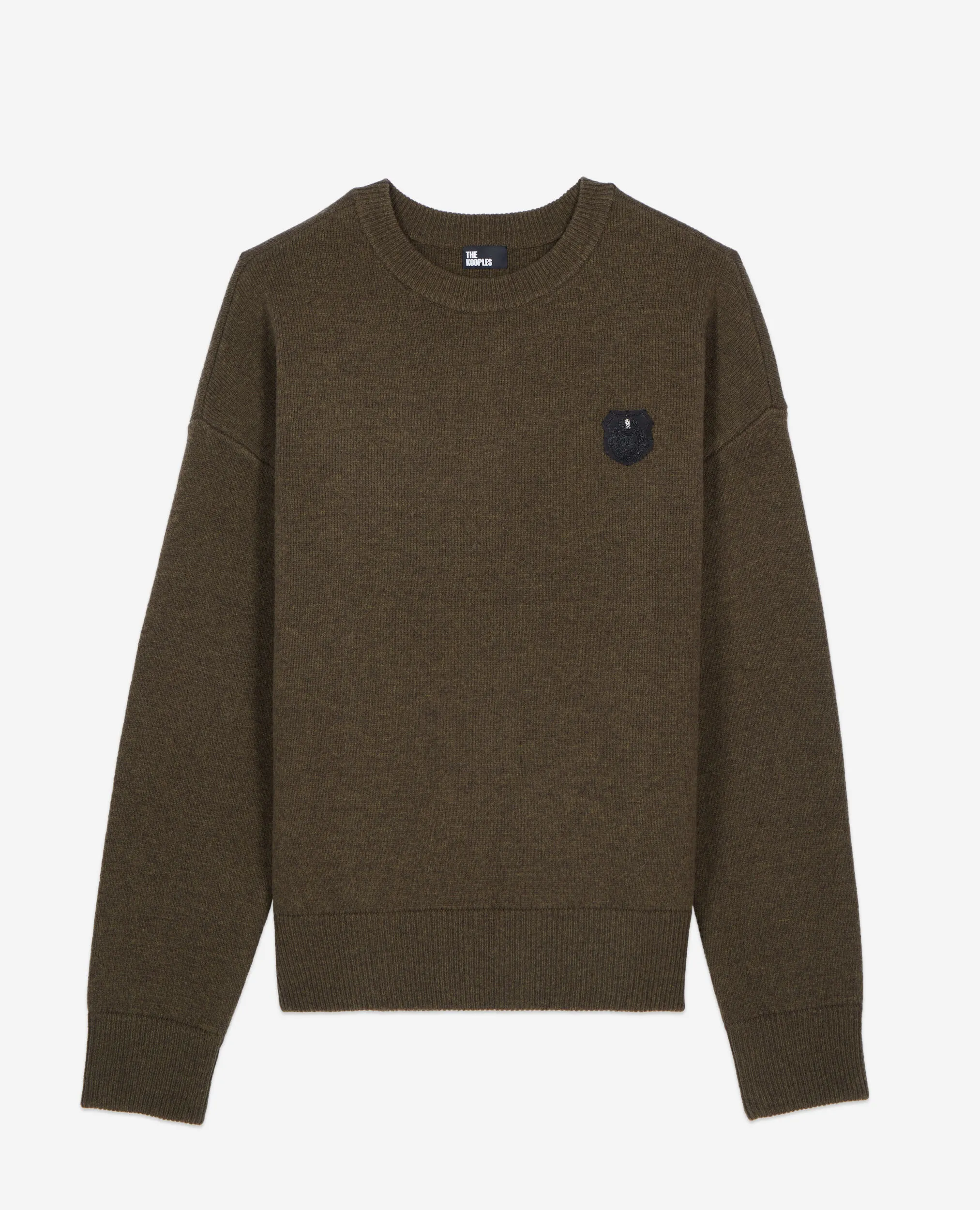 Khaki wool sweater