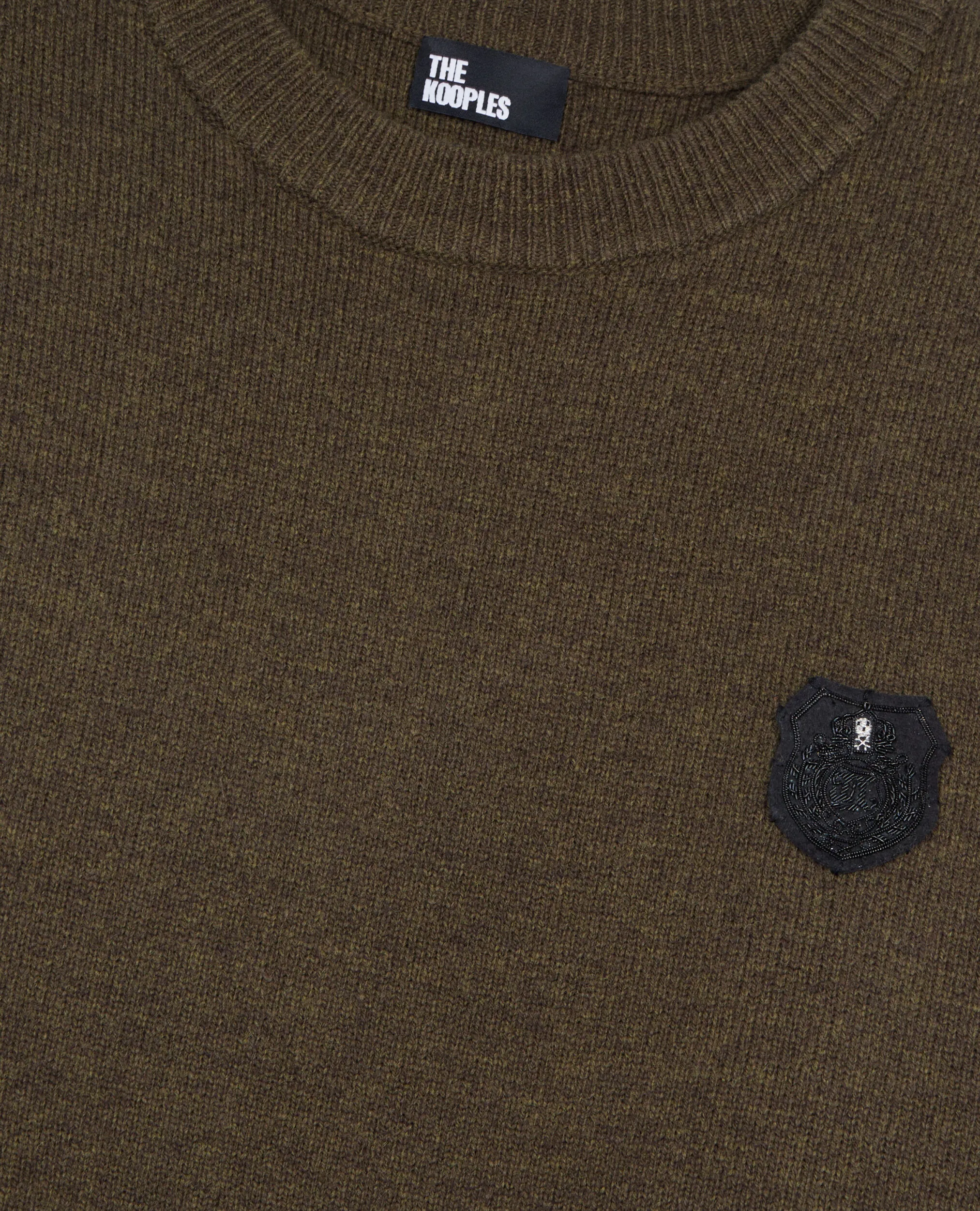 Khaki wool sweater