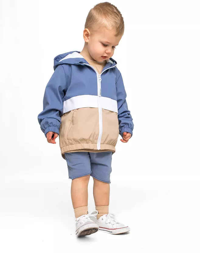 Little Bipsy - Block Windbreaker - Sky Blue