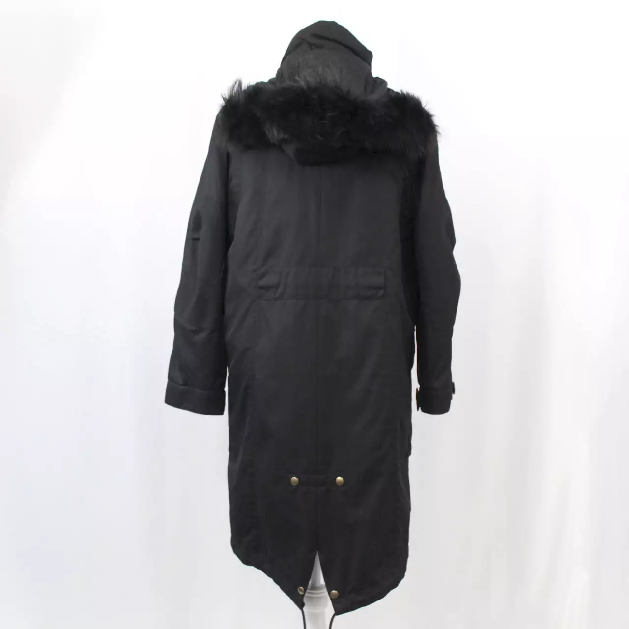 Louis Vuitton Black Oversized Cotton Parka Coat XS/S/M/L