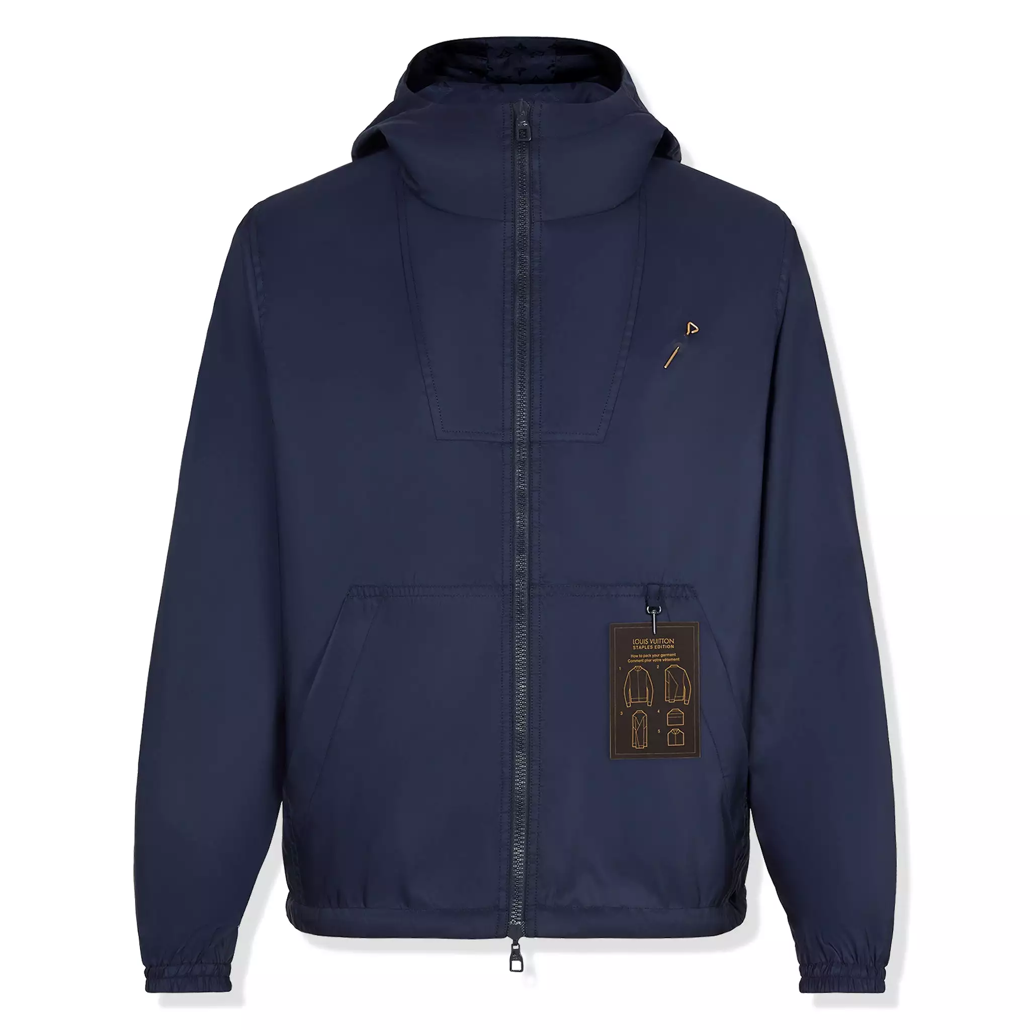 Louis Vuitton LV Monogram Reversible Navy Windbreaker