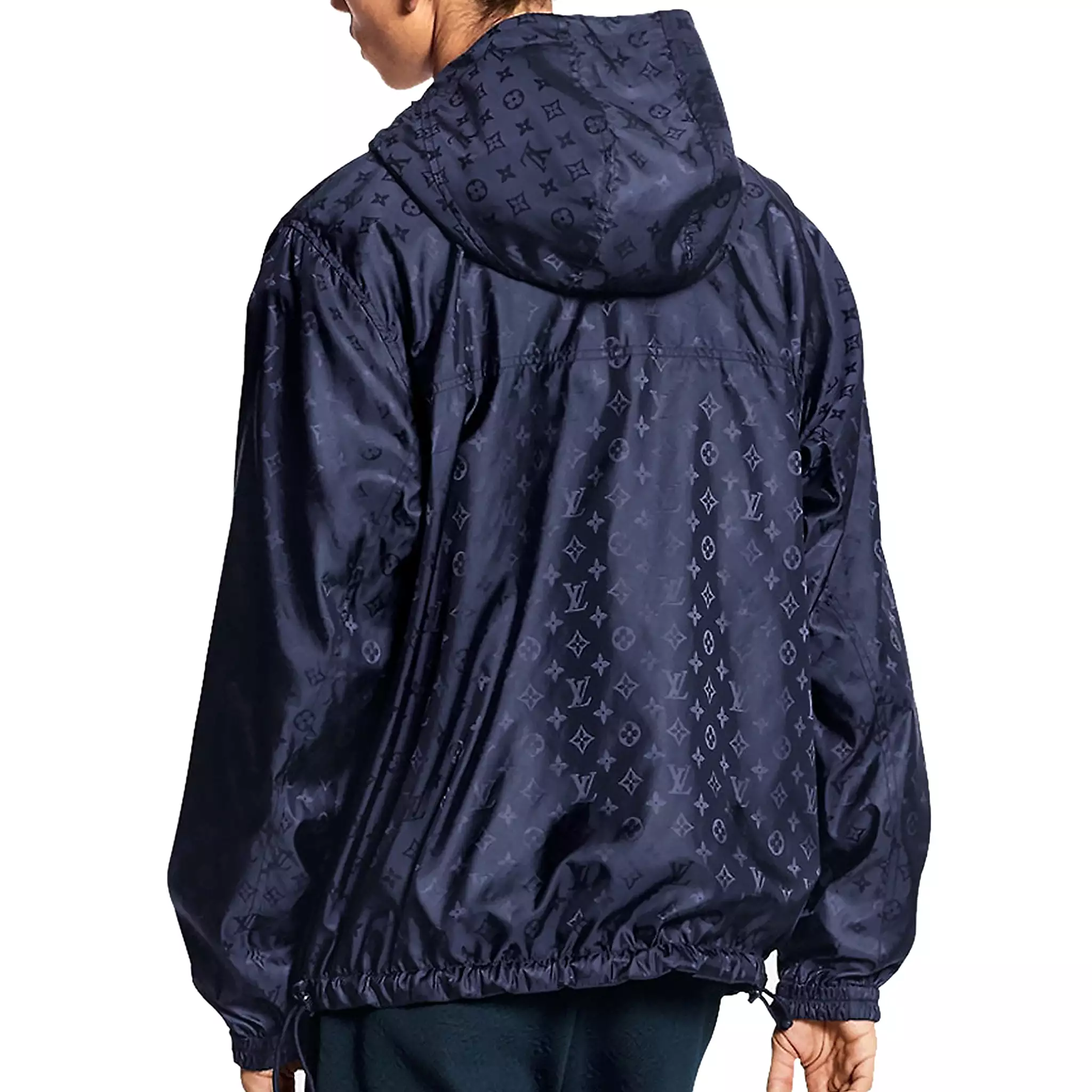 Louis Vuitton LV Monogram Reversible Navy Windbreaker