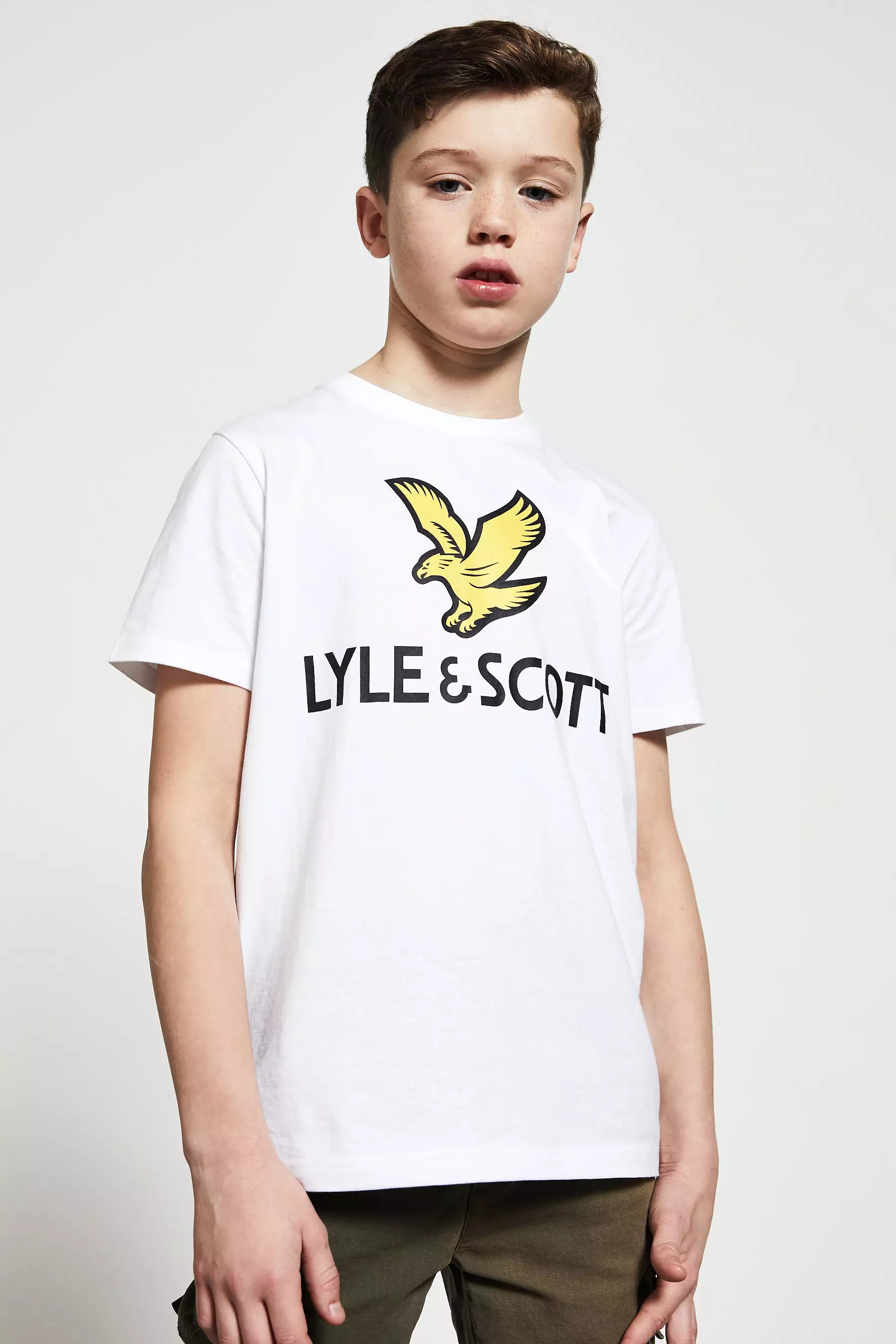 Lyle & Scott Boys 'Eagle Logo' T-Shirt - Short Sleeved