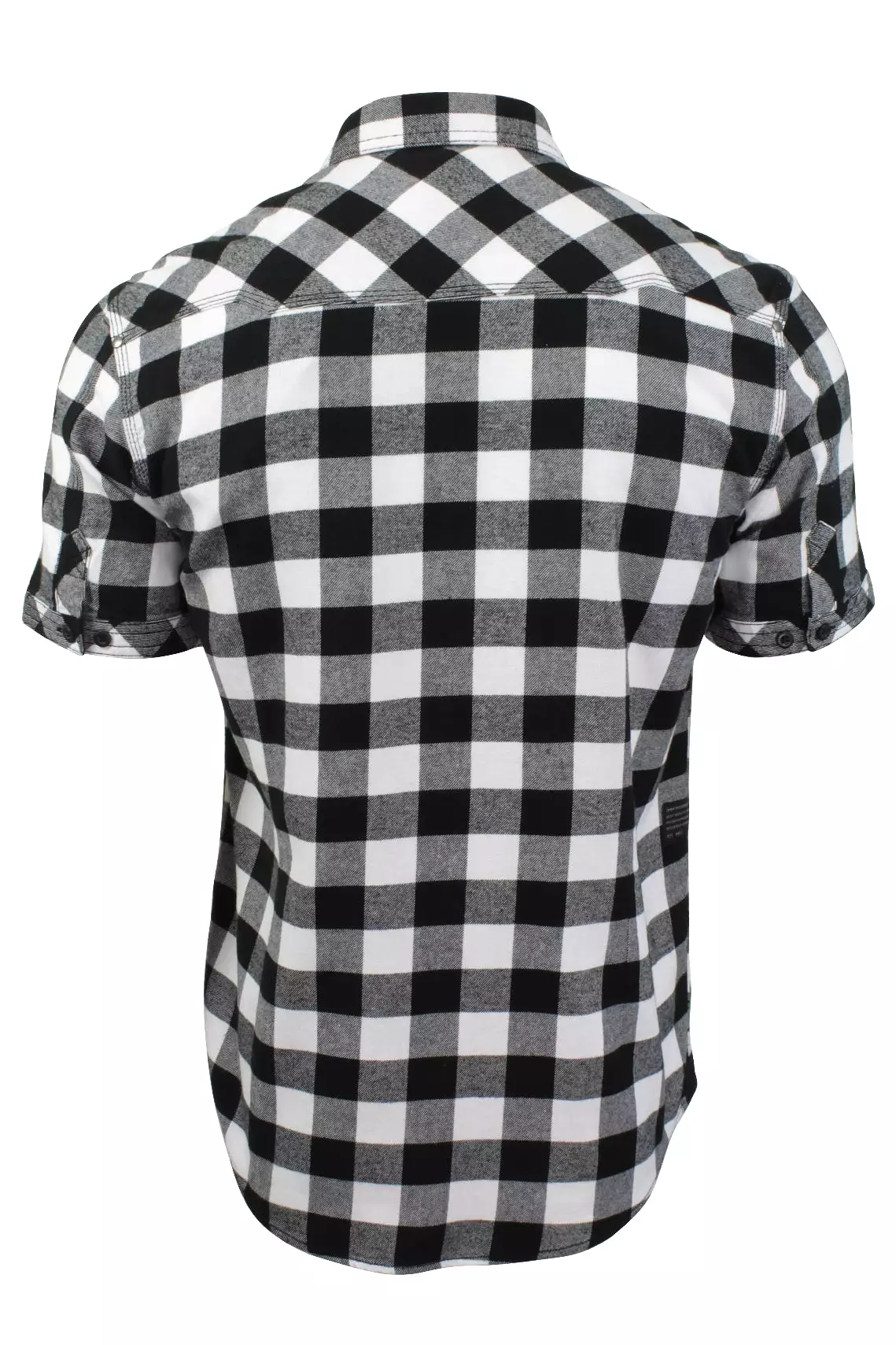 Mens Buffalo Check Shirt by Dissident 'Pedroza' Short Sleeved