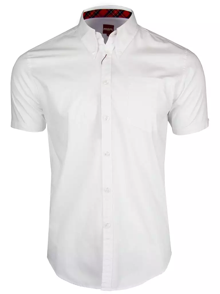 Mens Merc London 'BAXTER' Short Sleeved Shirt