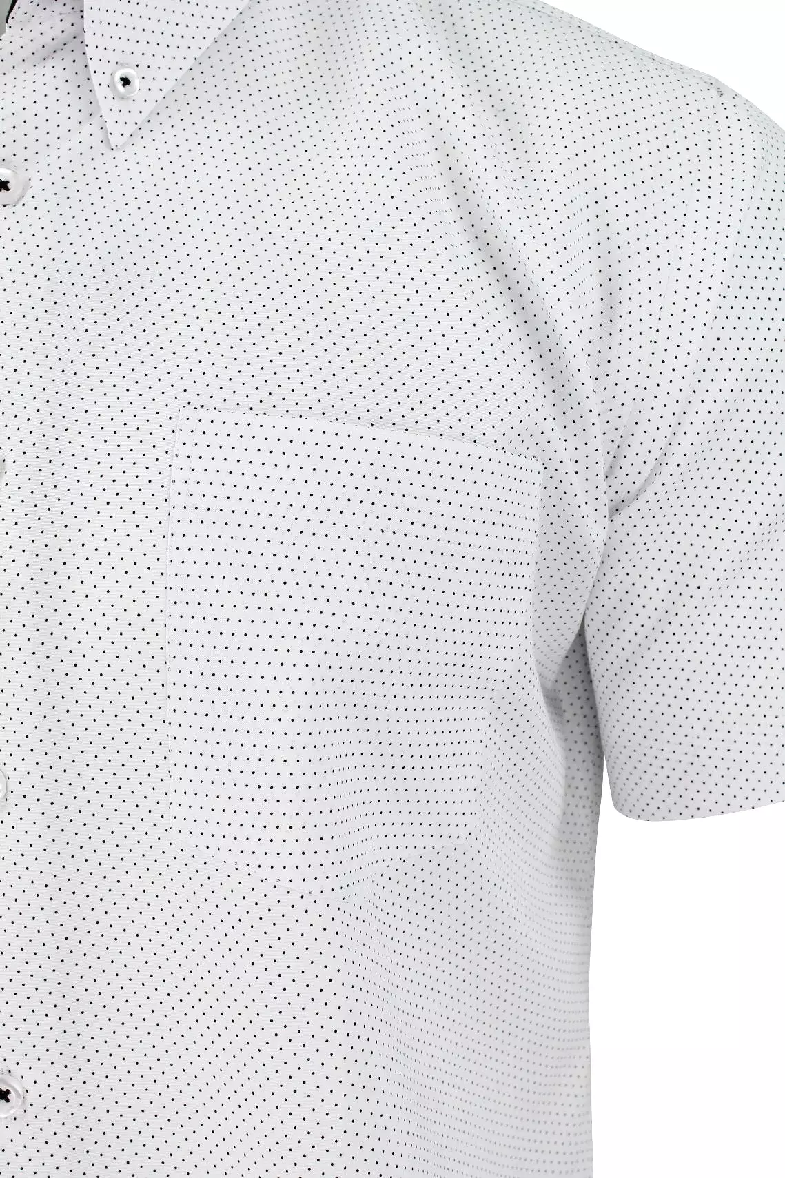 Mens Short Sleeved Shirt by Xact Clothing Mini Polka Dot