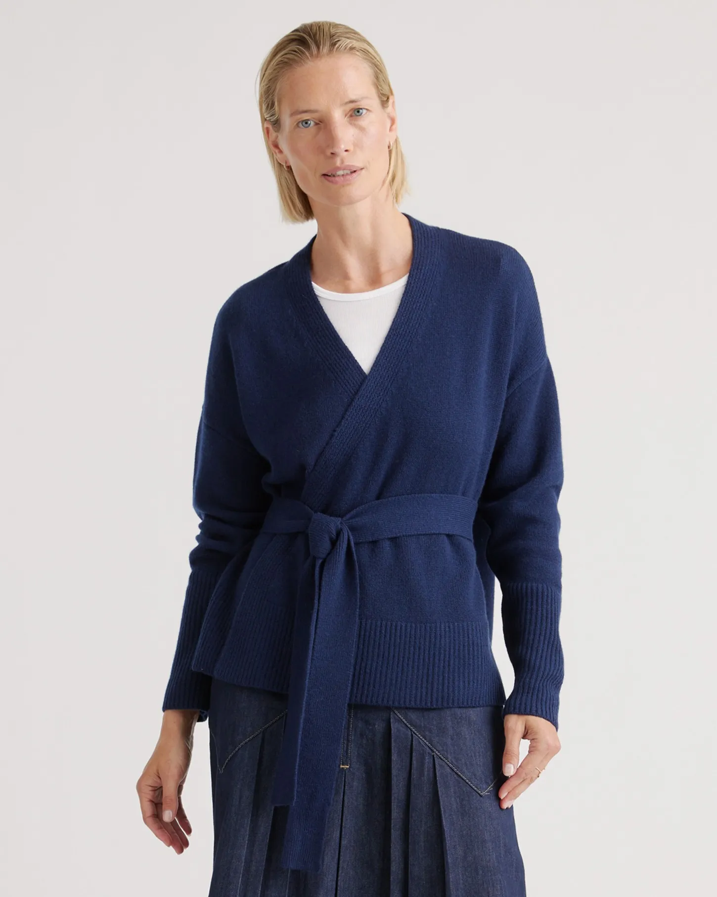 Mongolian Cashmere Wrap Sweater