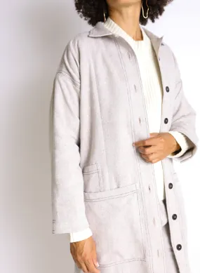 Monty Twill Coat - Gray