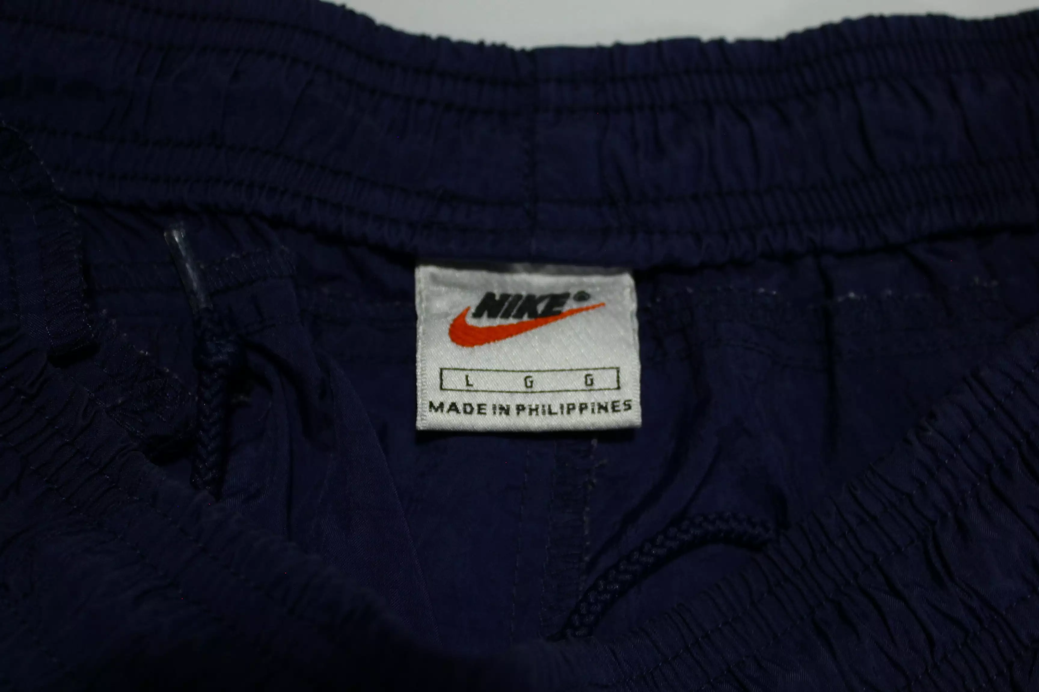 Nike Vintage 90's White Tag Blue on Blue Track Windbreaker Pants