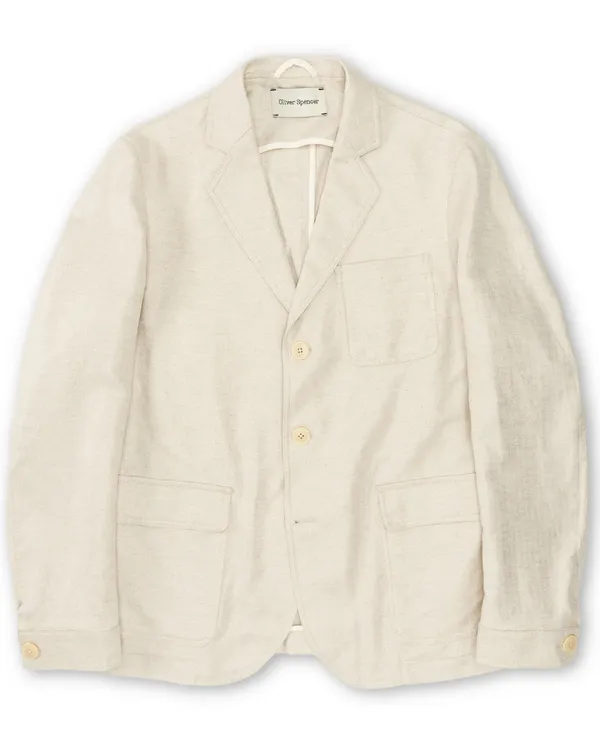 OLIVER SPENCER Oliver Spencer Milton Jacket Malin Beige