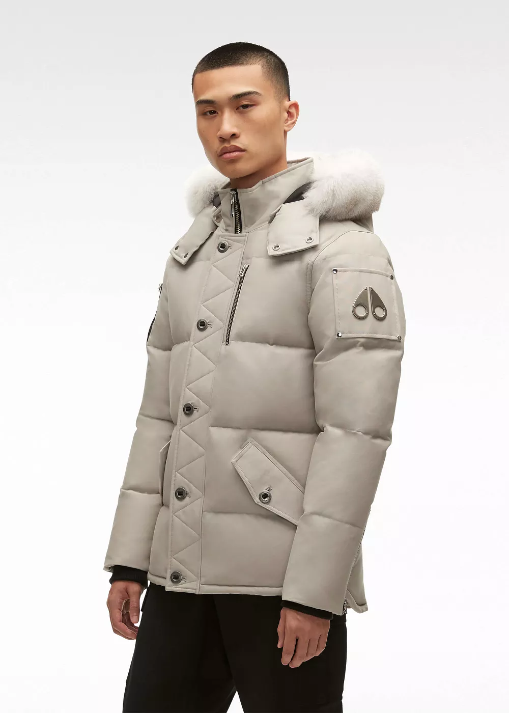 Parka Moose Knuckles 3Q blanc cassé