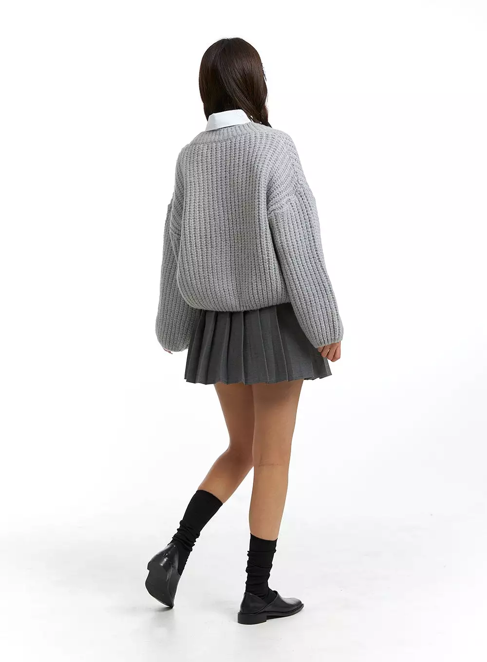 Pleated Mini Skirt OJ408