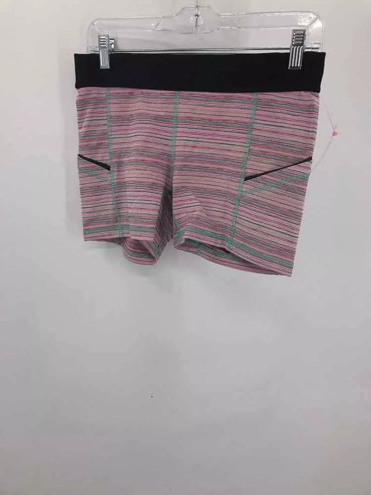 Pre-Owned Lululemon Pink Size 8 Biker Athletic Shorts