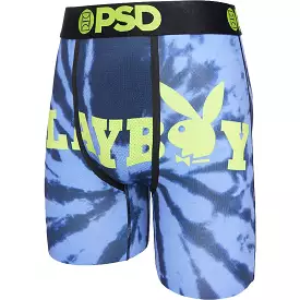 PSD Playboy Tie Dye Logo Boxer Men's Bottom Underwear (Refurbished, Without Tags)