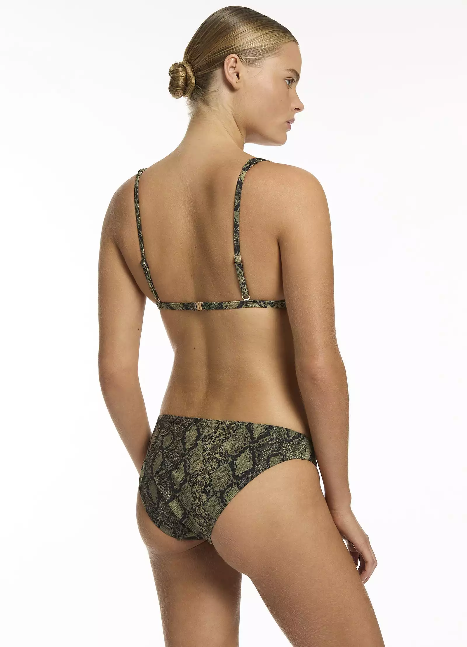 Python Hipster Bikini Bottom - Olive