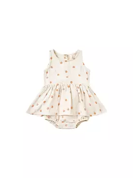 Quincy Mae - Oranges Skirted Tank Romper