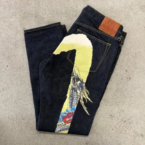 RB Evisu Dragon Denim Jeans Size 36x32