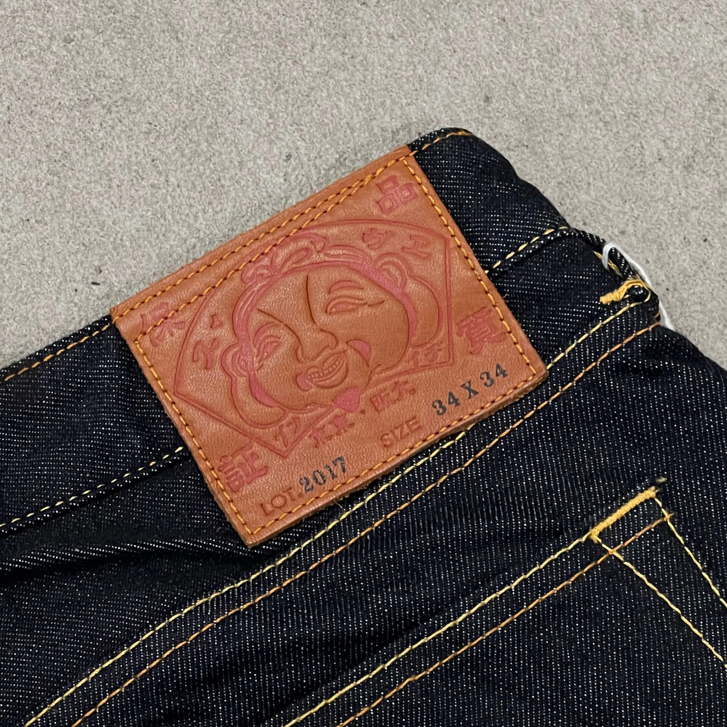 RB Evisu Dragon Denim Jeans Size 36x32