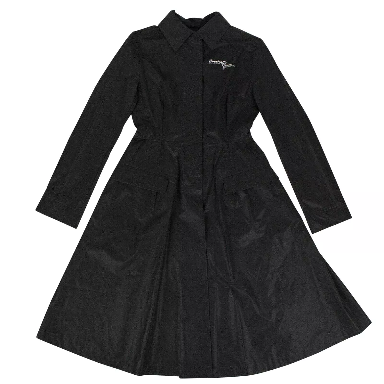 'Recovery' Windbreaker Coat - Black