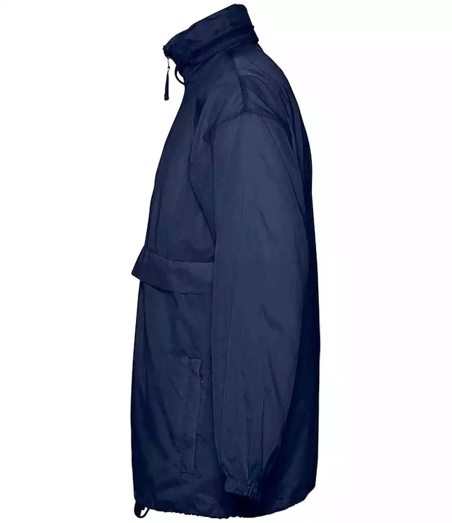 SOL'S Unisex Surf Windbreaker Jacket - Navy