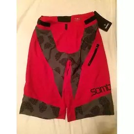 Sombrio Charger Shorts Mountain Bike Size Small Cycling Red *New with flaw*