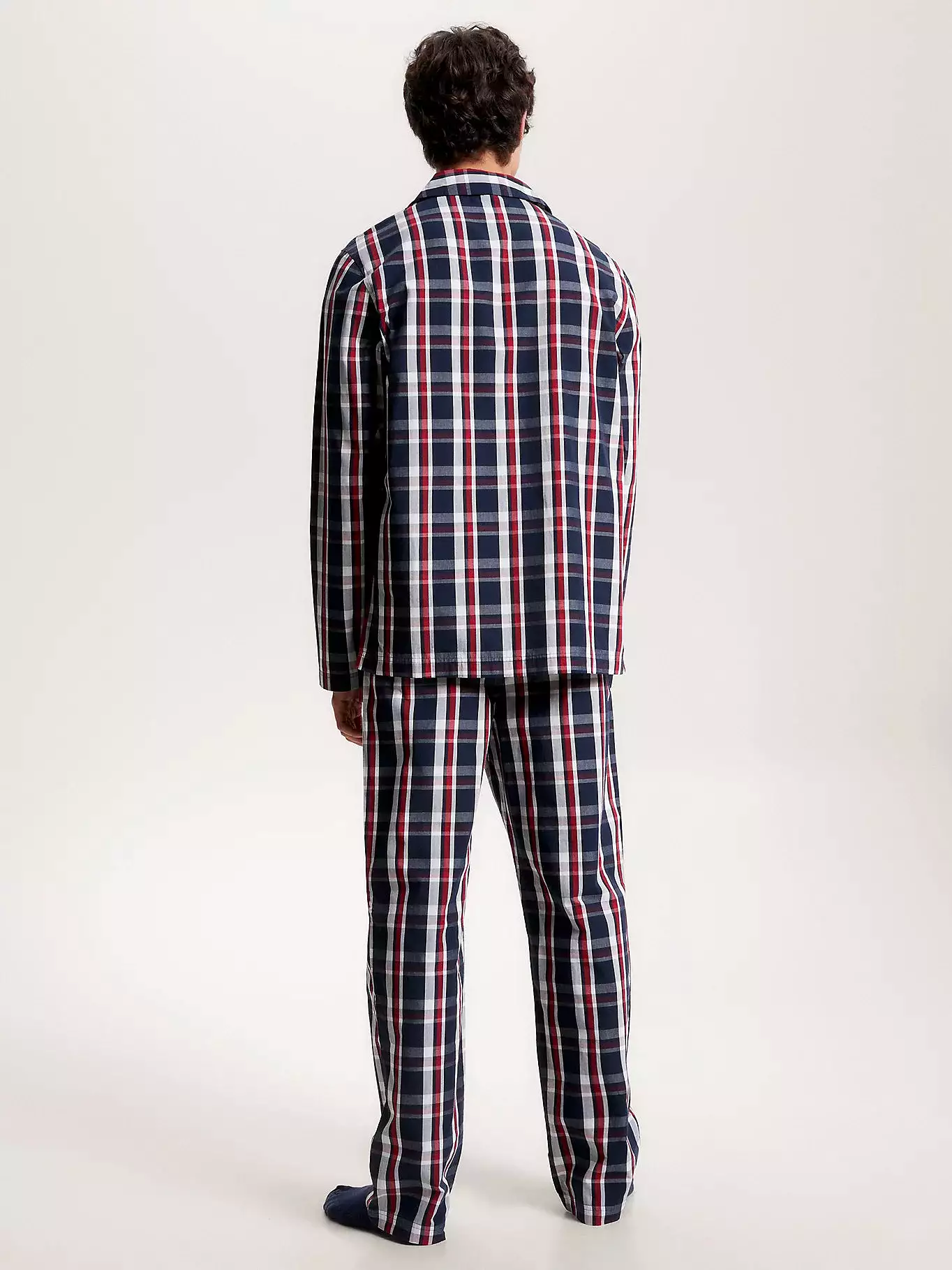 Tommy Hilfiger Mens Woven Check Pj/ Pyjama Set