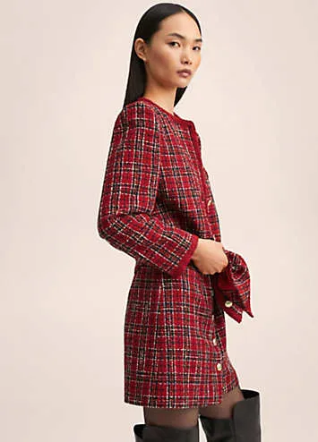 Tweed Jacket with Buttons by Mango | Look Again