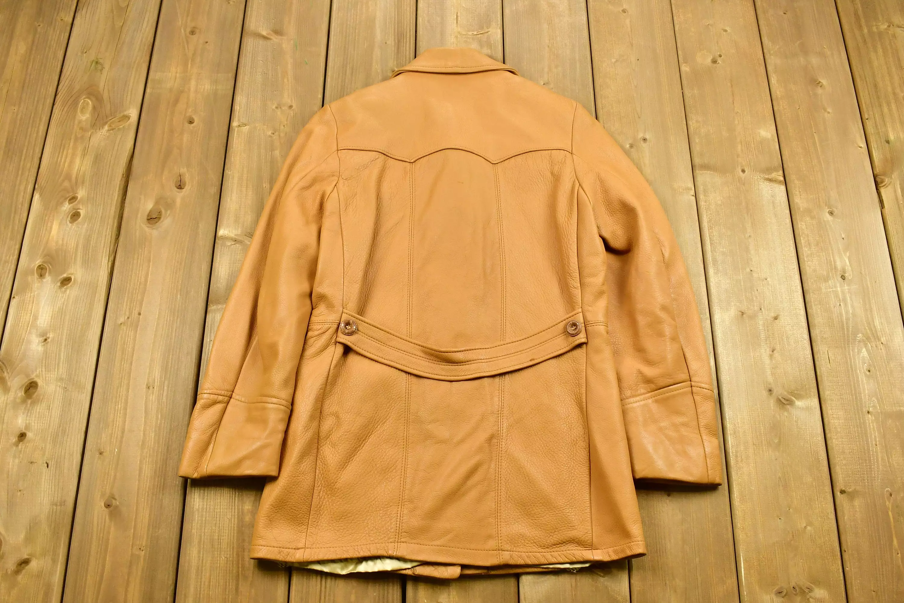 Vintage 1960's Genuine Deerskin Jacket / Mid Western Sport Togs / Berlin Wisconsin / Leather Coat / Winter Outerwear / Streetwea