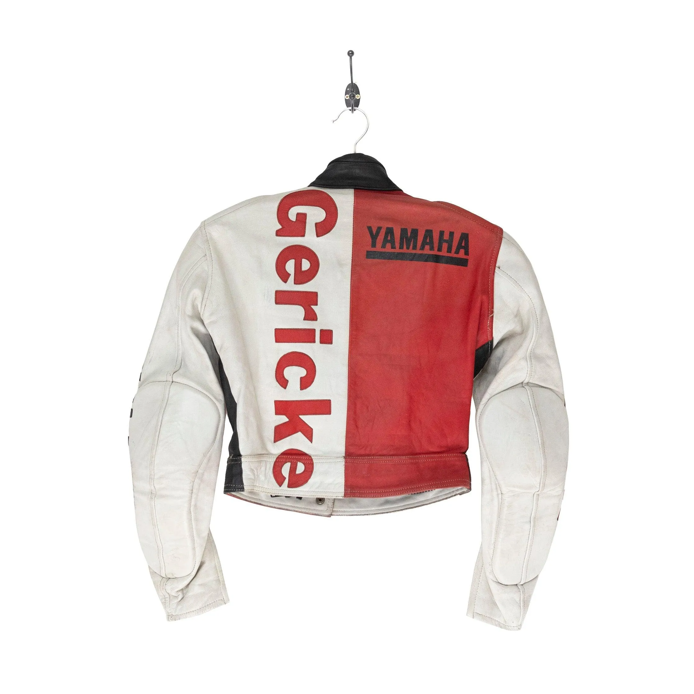 Vintage Yamaha Racing Leather Cropped Jacket