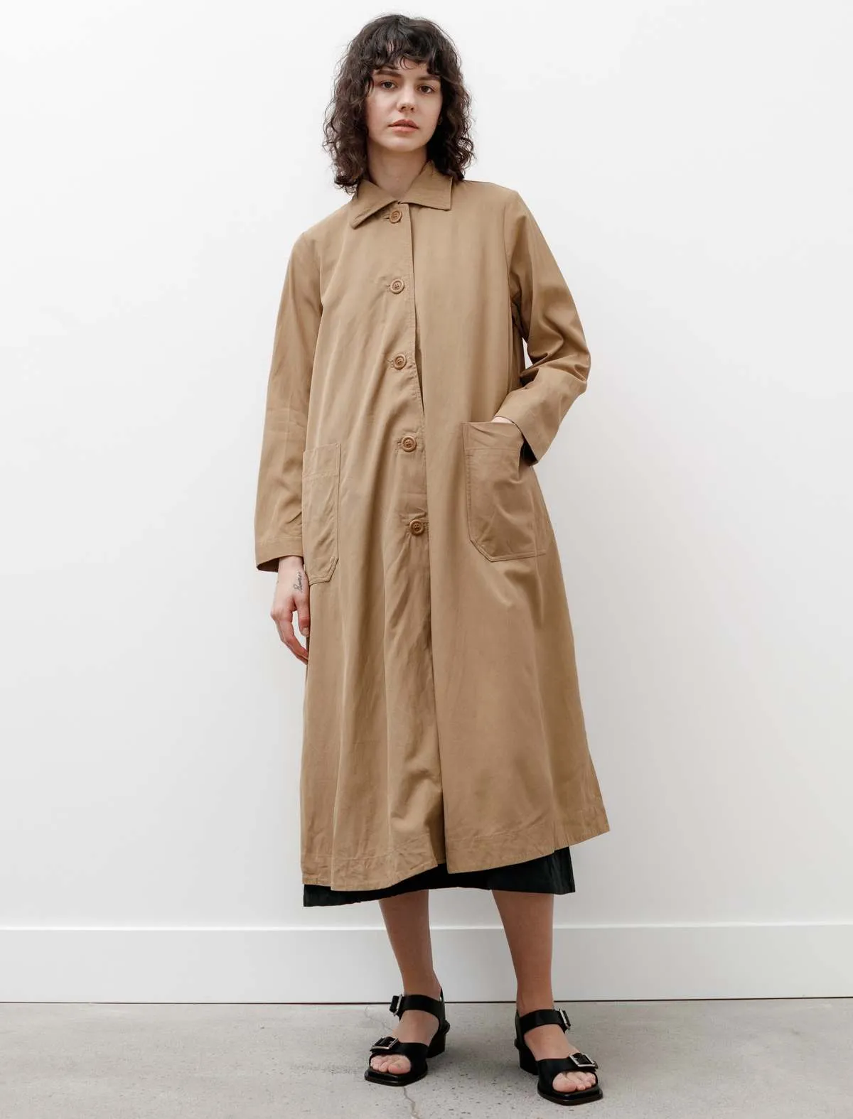 Womens Isabelle Coat - Crepey Sand