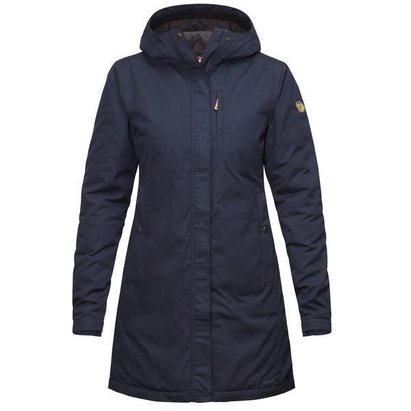 Womens Kiruna Padded Parka - Dark Navy