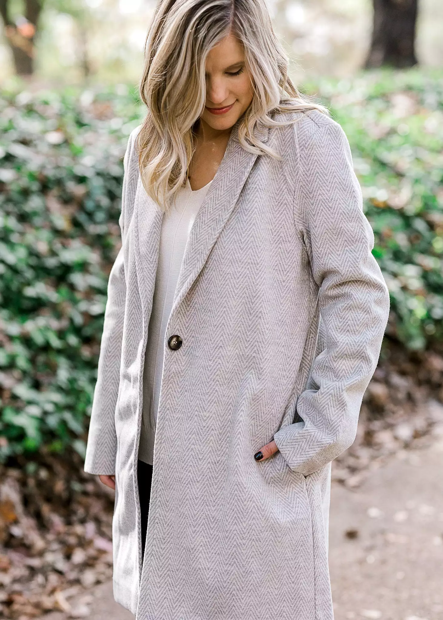 X Earth Gray Cozy Coat