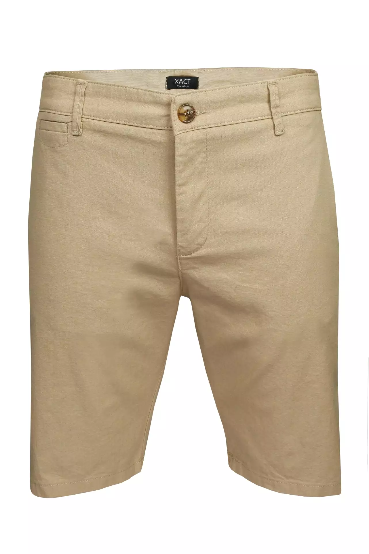 Xact Premium Mens Linen Blend Chino Short