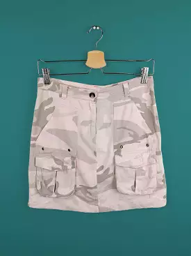 Y2K Mini Skirt Camo Pastel - size M